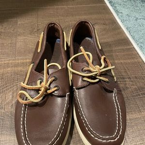 Leather Sperry Topsiders
